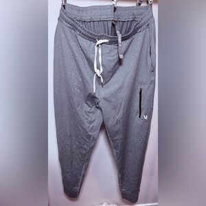 Vuori Light Green Joggers with White Drawstring